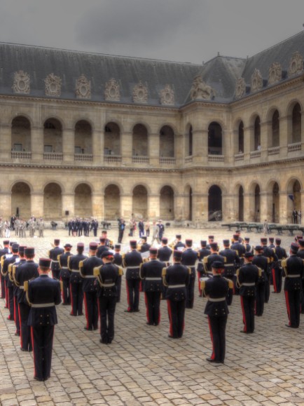 military parade Les Invalides Paris